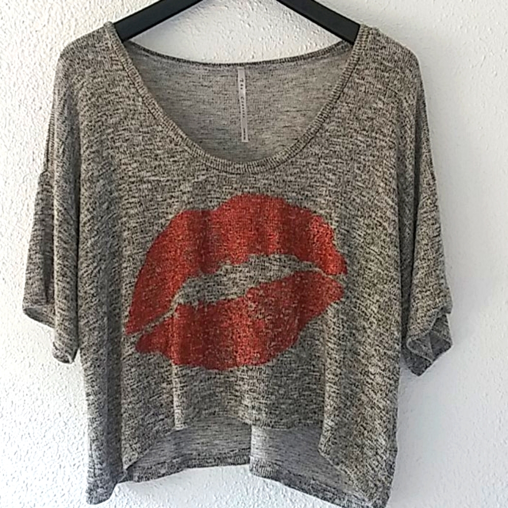 The Classic Cropped Graphic Sweater